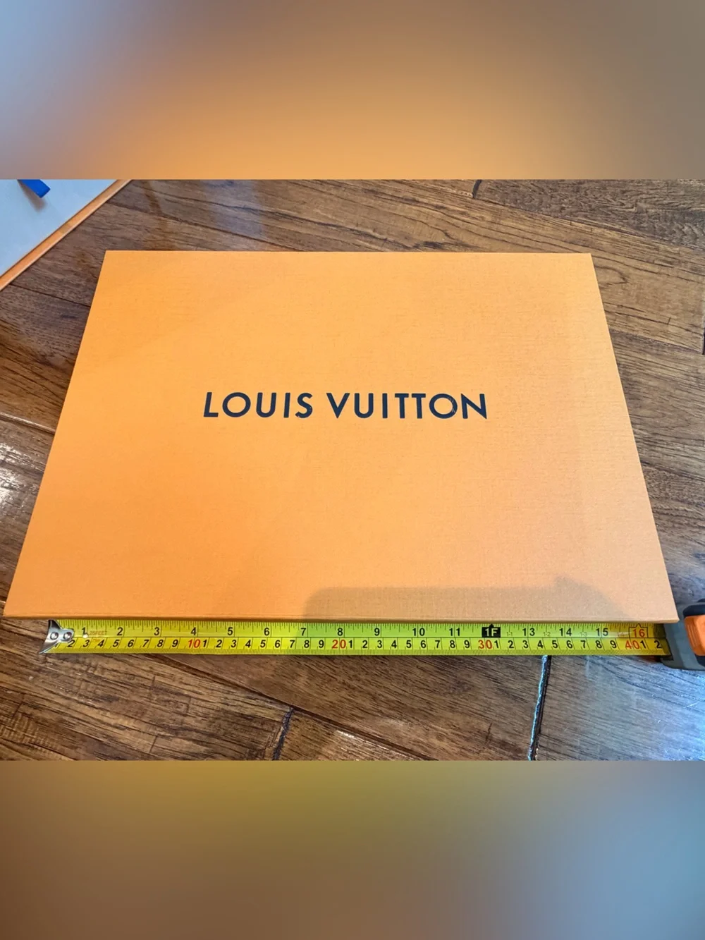 Louis Vuitton Bright Orange Logo Gift Boxes Trio